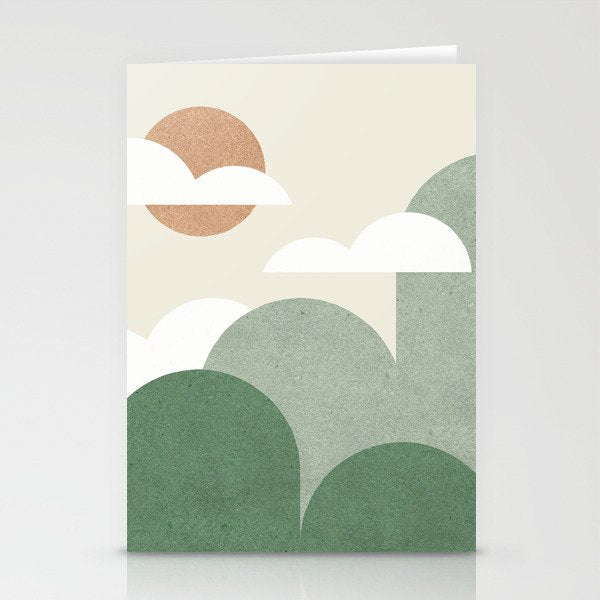 Mountains and Clouds Stationery Card Gallery Image 2