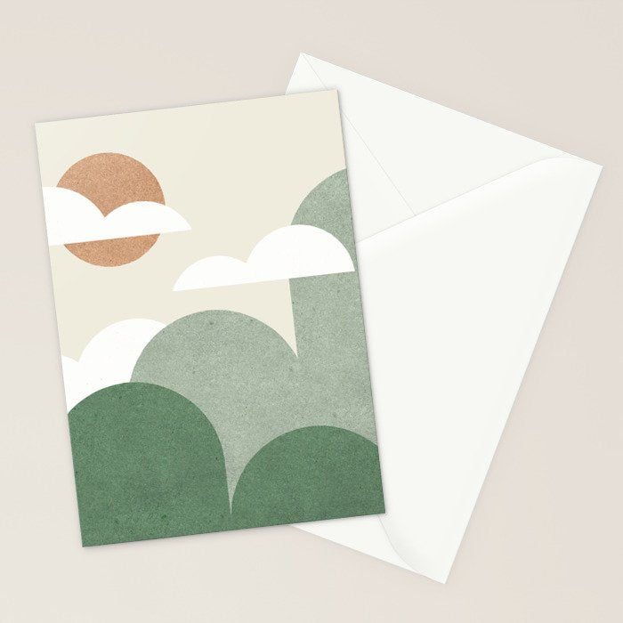 Mountains and Clouds Stationery Card Gallery Image 2