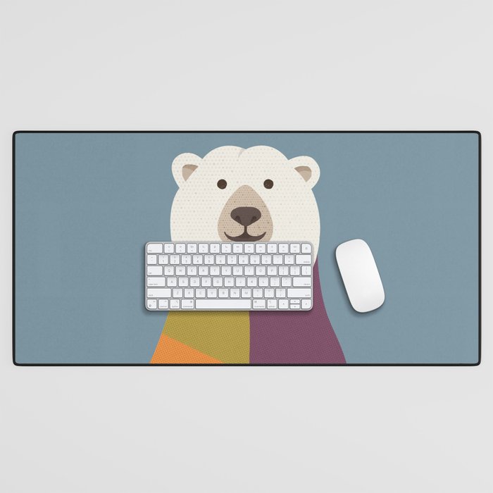 Polar Bear Desk Mat Gallery Image 1