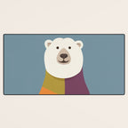 Polar Bear Desk Mat Gallery Image 3