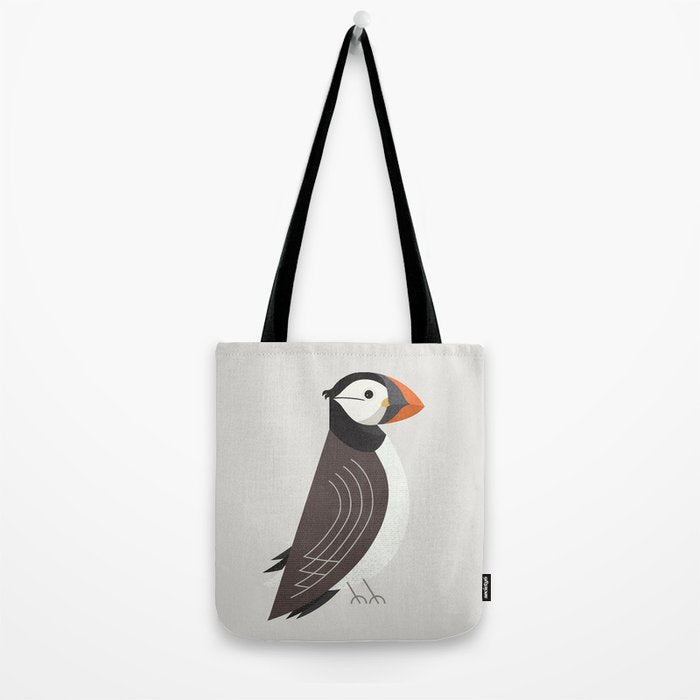 Whimsy Atlantic Puffin Tote Bag Gallery Image 2