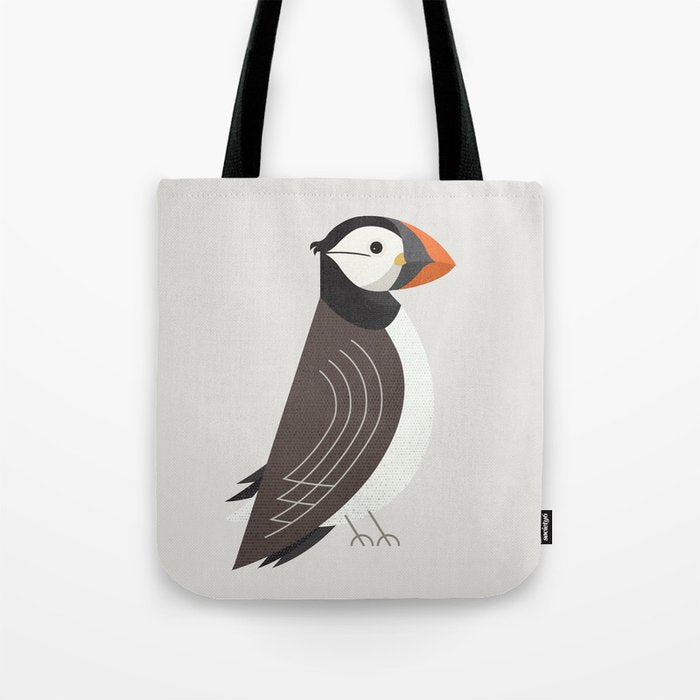 Whimsy Atlantic Puffin Tote Bag Gallery Image 1