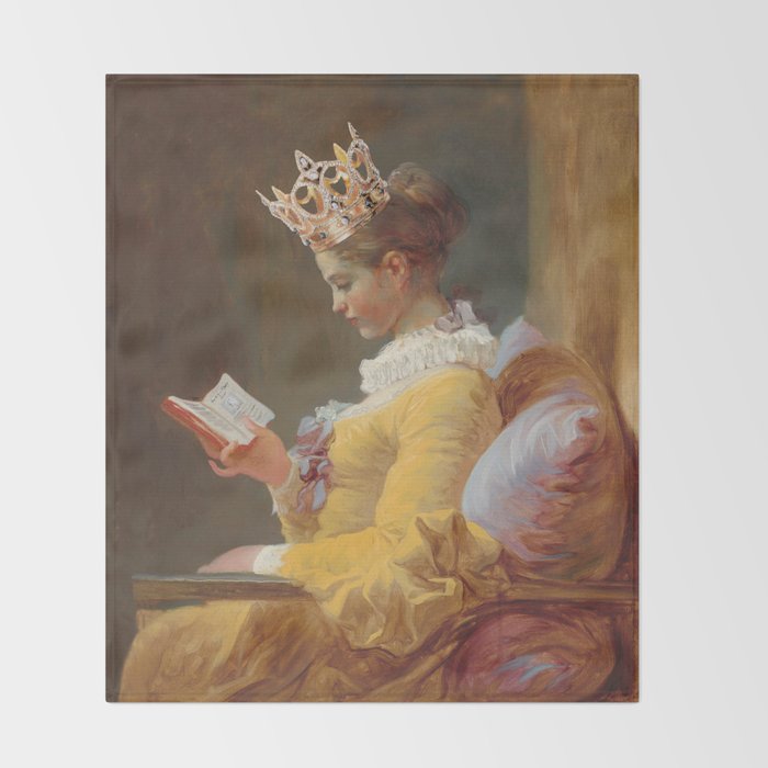 How to be a Queen Throw Blanket Gallery Image 2