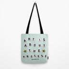 Art is About the Process Tote Bag Gallery Image 2