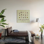 Art is About the Process Wood Wall Art Gallery Image 2