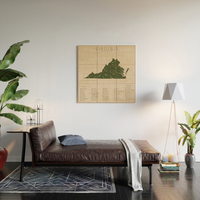 Virginia Parks Wood Wall Art Gallery Image 2