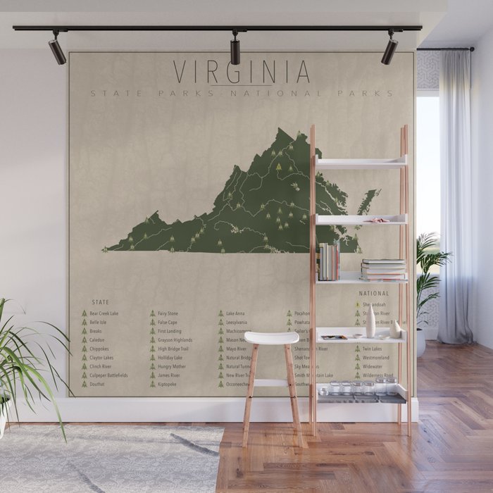 Virginia Parks Wall Mural Gallery Image 1