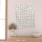 Warp Grid: Off-White Day Edition Wall Tapestry Gallery Image 2