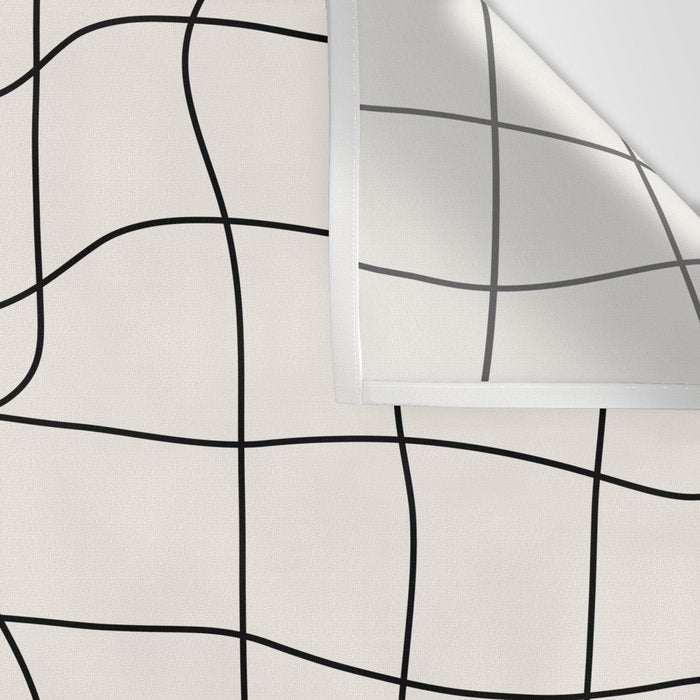 Warp Grid: Off-White Day Edition Wall Tapestry Gallery Image 3