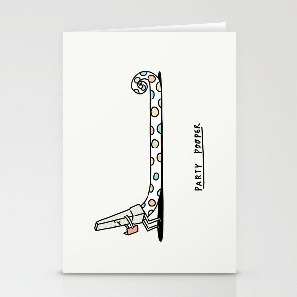 Party Pooper Stationery Card Gallery Image 2