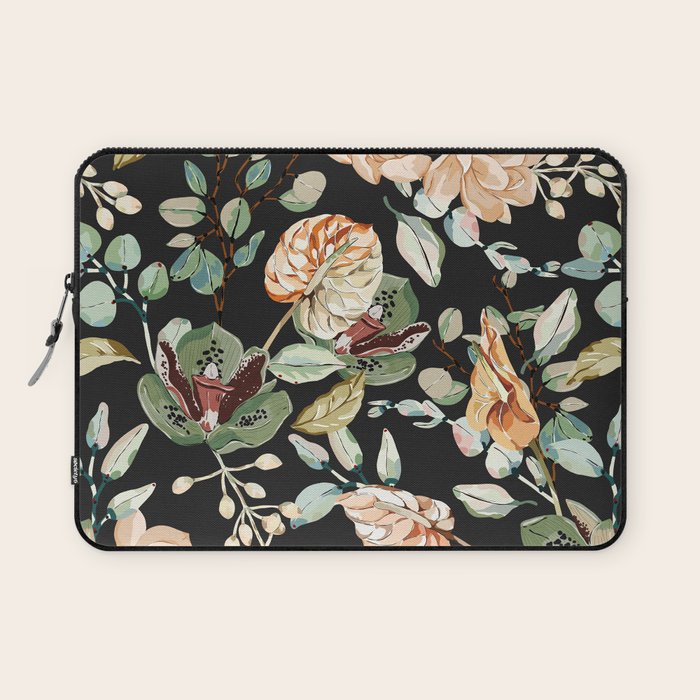 Lush colorful exotic garden C Laptop Sleeve Gallery Image 1