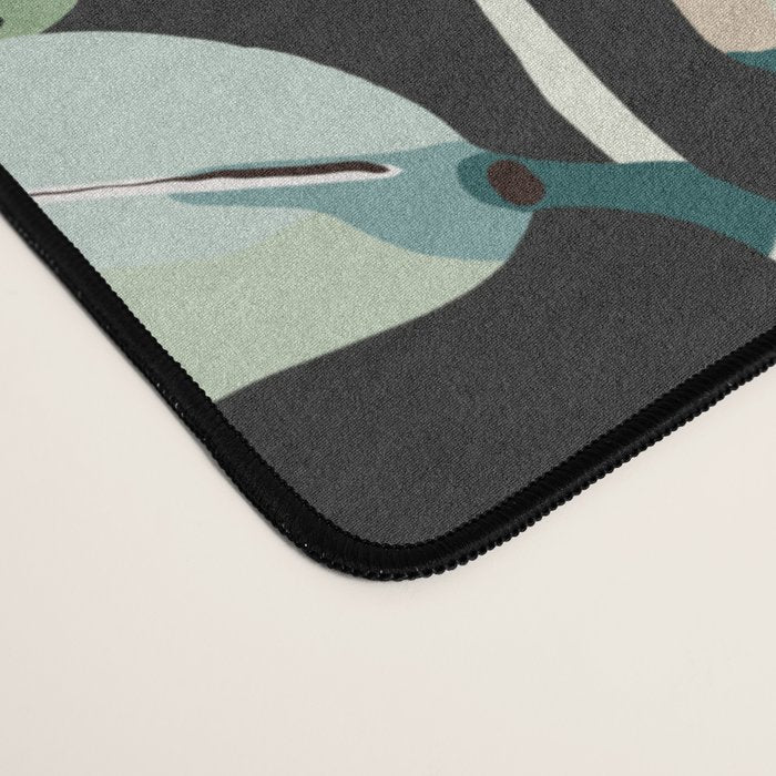 Lush colorful exotic garden C Desk Mat Gallery Image 4