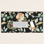 Lush colorful exotic garden C Desk Mat Gallery Image 1