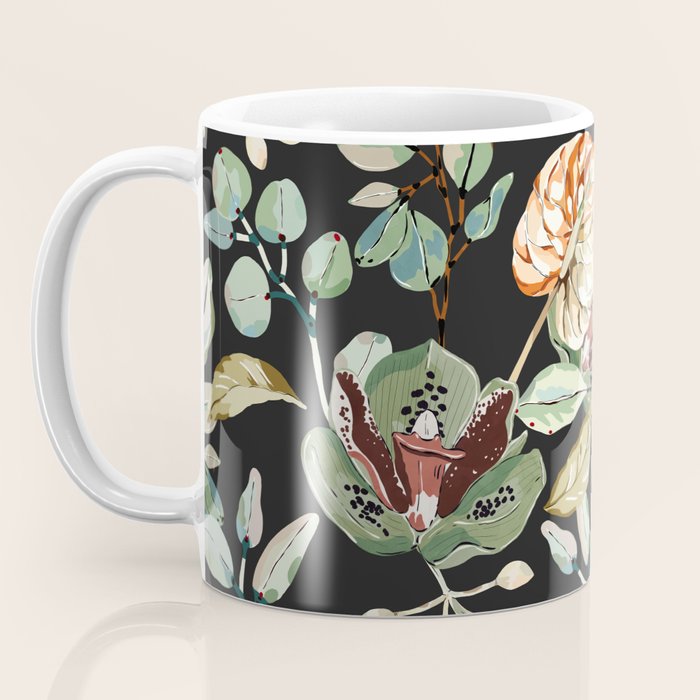 Lush colorful exotic garden C Coffee Mug Gallery Image 3