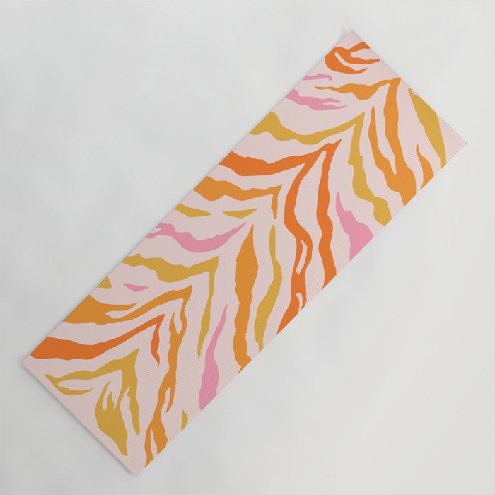 Tiger: PATTERN 07 | The Peach Edition Yoga Mat Gallery Image 1