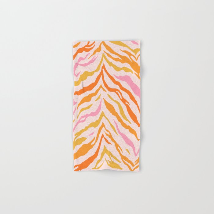 Tiger: PATTERN 07 | The Peach Edition Bath Towel Gallery Image 1