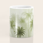 Lush Green Palm Grove Watercolor Art Coffee Mug Gallery Image 4