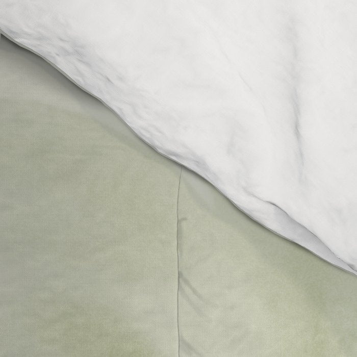 Lush Green Palm Grove Watercolor Art Comforter Gallery Image 4