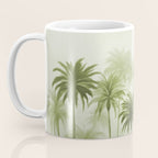 Lush Green Palm Grove Watercolor Art Coffee Mug Gallery Image 3