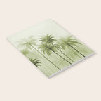 Lush Green Palm Grove Watercolor Art Notebook Gallery Image 2