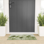 Lush Green Palm Grove Watercolor Art Welcome Mat Gallery Image 3
