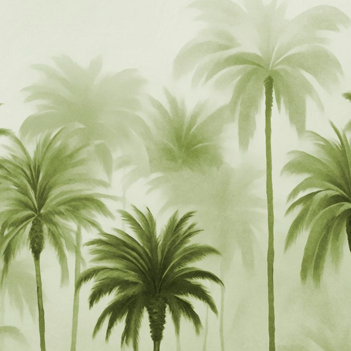 Lush Green Palm Grove Watercolor Art Coffee Mug Gallery Image 2