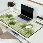 Lush Green Palm Grove Watercolor Art Desk Mat Gallery Image 2