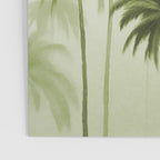 Lush Green Palm Grove Watercolor Art Poster Gallery Image 3