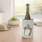 Sea Turtle in Bathtub #green Wine Chiller Gallery Image 4