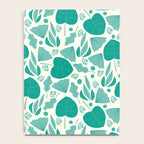 Green leaves pattern Notebook Gallery Image 4