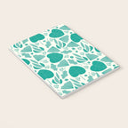 Green leaves pattern Notebook Gallery Image 3