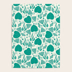 Green leaves pattern Poster Gallery Image 4