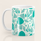 Green leaves pattern Coffee Mug Gallery Image 3