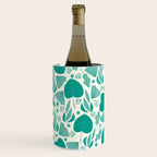 Green leaves pattern Wine Chiller Gallery Image 1