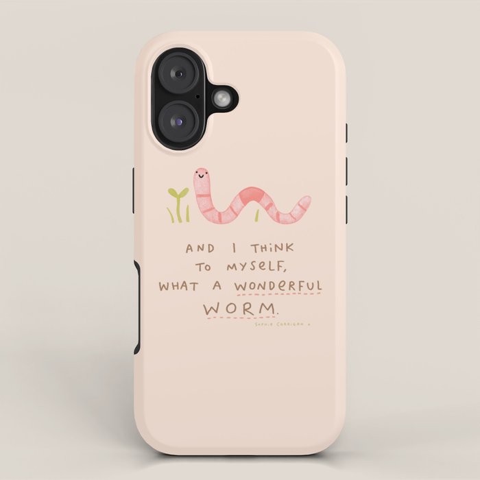 Wonderful Worm iPhone Case Gallery Image 1
