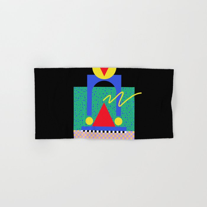 Memphis pattern 90 - 80s / 90s Retro Bath Towel Gallery Image 1