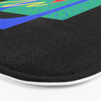 Memphis pattern 90 - 80s / 90s Retro Bath Mat Gallery Image 3