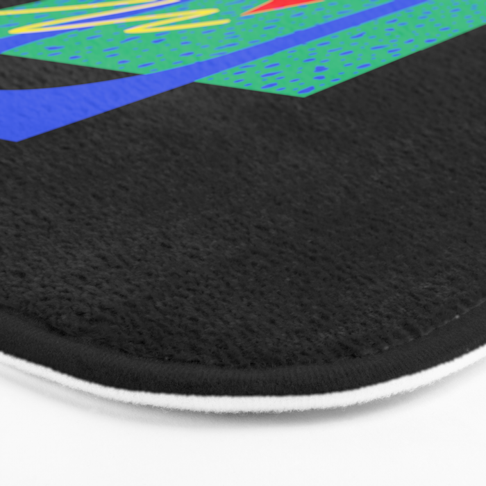 Memphis pattern 90 - 80s / 90s Retro Bath Mat Gallery Image 3