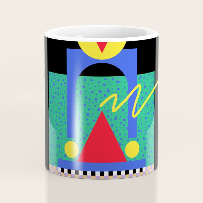 Memphis pattern 90 - 80s / 90s Retro Coffee Mug Gallery Image 4