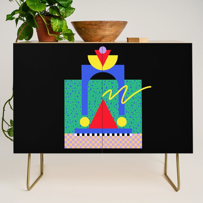 Memphis pattern 90 - 80s / 90s Retro Credenza Gallery Image 1