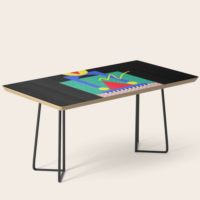Memphis pattern 90 - 80s / 90s Retro Coffee Table Gallery Image 1