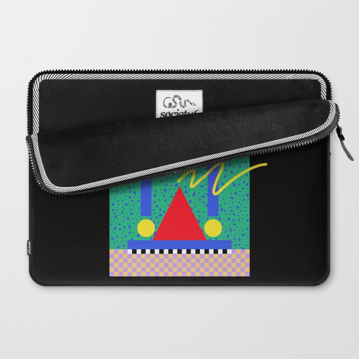 Memphis pattern 90 - 80s / 90s Retro Laptop Sleeve Gallery Image 2