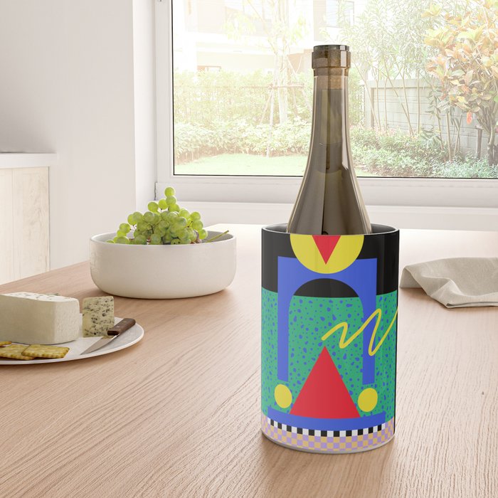 Memphis pattern 90 - 80s / 90s Retro Wine Chiller Gallery Image 4