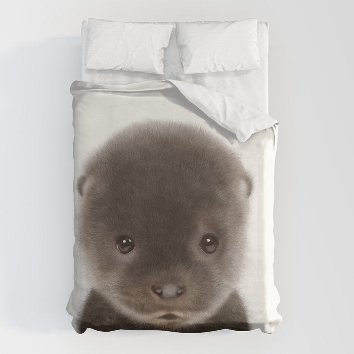 Baby Otter Duvet Cover Gallery Image 6