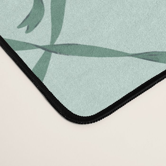 Green Trellis Ribbon Bows Desk Mat Gallery Image 4