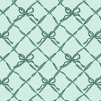 Green Trellis Ribbon Bows Coffee Mug Gallery Image 2