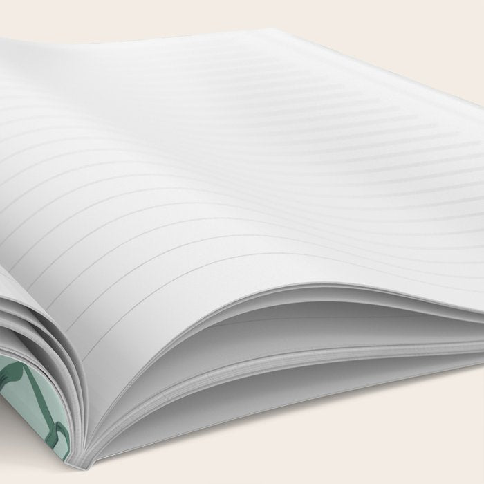 Green Trellis Ribbon Bows Notebook Gallery Image 2