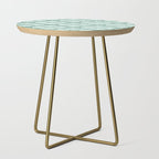 Green Trellis Ribbon Bows Side Table Gallery Image 1