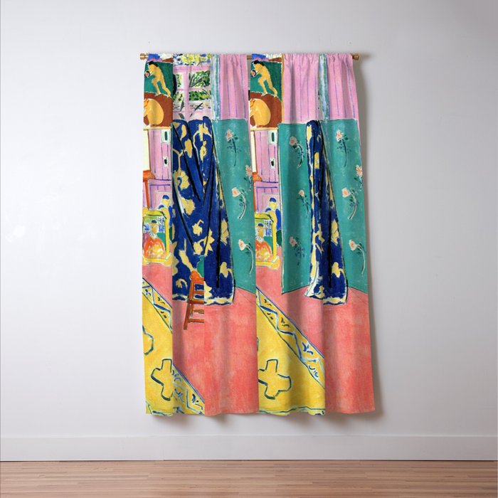 Henri Matisse The Pink Studio Window Curtain Gallery Image 3