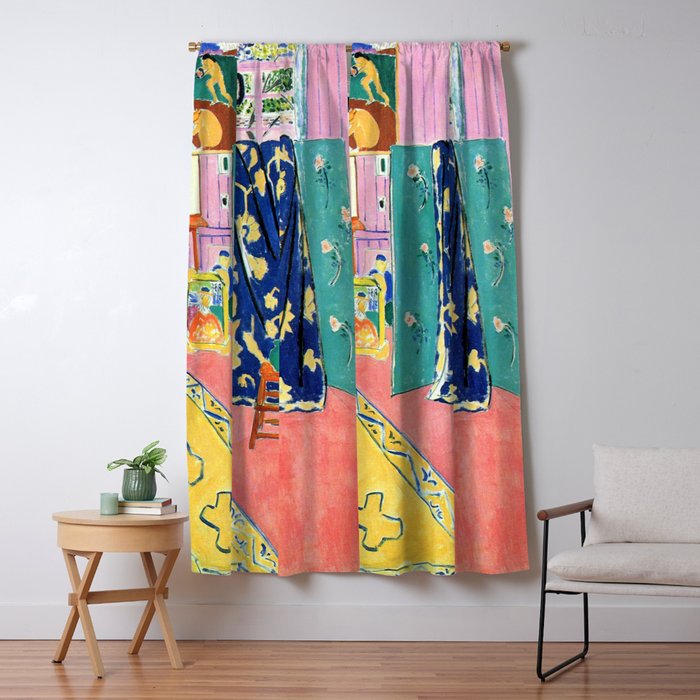 Henri Matisse The Pink Studio Window Curtain Gallery Image 1